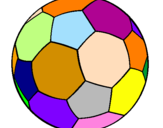 Disegno Pallone da calcio II pitturato su FILIPPO
