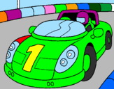Disegno Auto da corsa pitturato su jonathan  gutierres