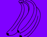 Disegno Banane  pitturato su manuel2