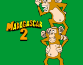 Disegno Madagascar 2 Manson & Phil pitturato su giovanni denora