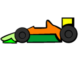 Disegno Formula 1 pitturato su ALEX