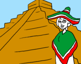 Disegno Messico pitturato su anónimo