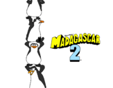Disegno Madagascar 2 Pinguino pitturato su antonella99