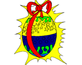 Disegno Uovo di Pasqua brillante pitturato su hazael