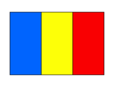 Disegno Romania pitturato su cornelia