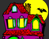 Disegno La Casa del mistero  pitturato su ELISA