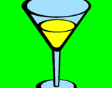Disegno Cocktail pitturato su marianna