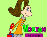Disegno Horton - Sally O'Maley pitturato su chiara