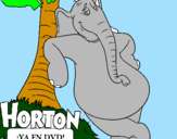 Disegno Horton pitturato su michele
