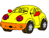 Disegno Herbie  pitturato su Stefano2
