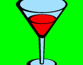 Disegno Cocktail pitturato su gaia