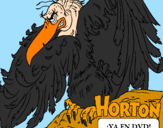 Disegno Horton - Vlad pitturato su gabri