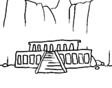 Disegno La valle dei Re pitturato su Ziggurat