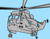 Disegno Elicottero di salvataggio  pitturato su ale