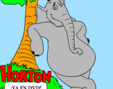 Disegno Horton pitturato su igna