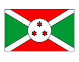 Disegno Burundi pitturato su stefano s