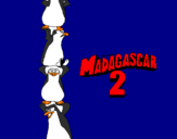 Disegno Madagascar 2 Pinguino pitturato su Manuel