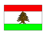 Disegno Libano pitturato su emanuele