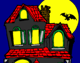 Disegno La Casa del mistero  pitturato su miky&dany
