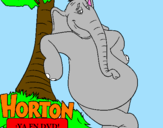 Disegno Horton pitturato su giulia