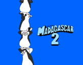 Disegno Madagascar 2 Pinguino pitturato su Noemy