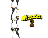 Disegno Madagascar 2 Pinguino pitturato su didi,mattia simone