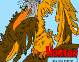 Disegno Horton - Vlad pitturato su DAniela
