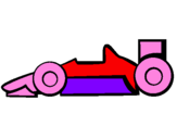 Disegno Formula 1 pitturato su MARTINA