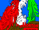 Disegno Horton - Vlad pitturato su ciriaco