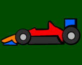 Disegno Formula 1 pitturato su MARTINA
