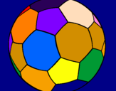 Disegno Pallone da calcio II pitturato su NICOLA
