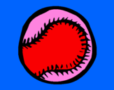 Disegno Palla da baseball  pitturato su beatrice4