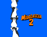 Disegno Madagascar 2 Pinguino pitturato su 173