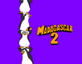 Disegno Madagascar 2 Pinguino pitturato su jorge