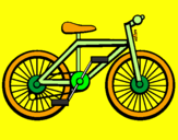 Disegno Bicicletta pitturato su Giulio