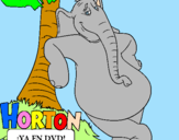 Disegno Horton pitturato su ortone