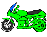 Disegno Motocicletta  pitturato su picchickckxjvjkxlz