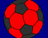 Disegno Pallone da calcio II pitturato su CARLOS