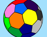 Disegno Pallone da calcio II pitturato su matteog