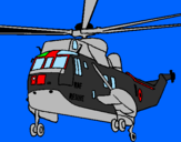 Disegno Elicottero di salvataggio  pitturato su tinky winky