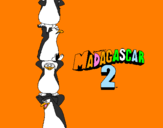 Disegno Madagascar 2 Pinguino pitturato su LEONARDO