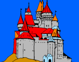 Disegno Castello medievale  pitturato su Lorenzo1