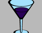 Disegno Cocktail pitturato su claudio