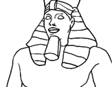 Disegno Ramses II pitturato su LILLY