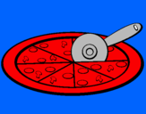 Disegno Pizza pitturato su elisapozzoli6