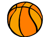 Disegno Pallone da pallacanestro pitturato su LORENZORERE