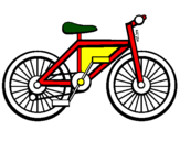 Disegno Bicicletta pitturato su ELEONORA