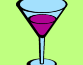 Disegno Cocktail pitturato su roberta