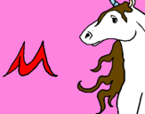 Disegno Unicorno  pitturato su miss noemi
