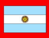 Disegno Argentina pitturato su CRISTIANO